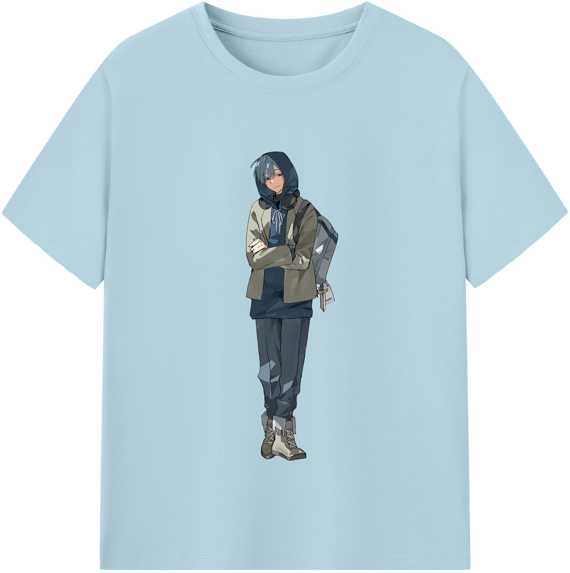 （画像用） 葬送のフリーレン Frieren 綿100％半袖Tシャツ（フロントプリント）